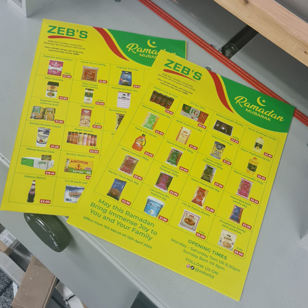 Leaflet Design and Printing Service