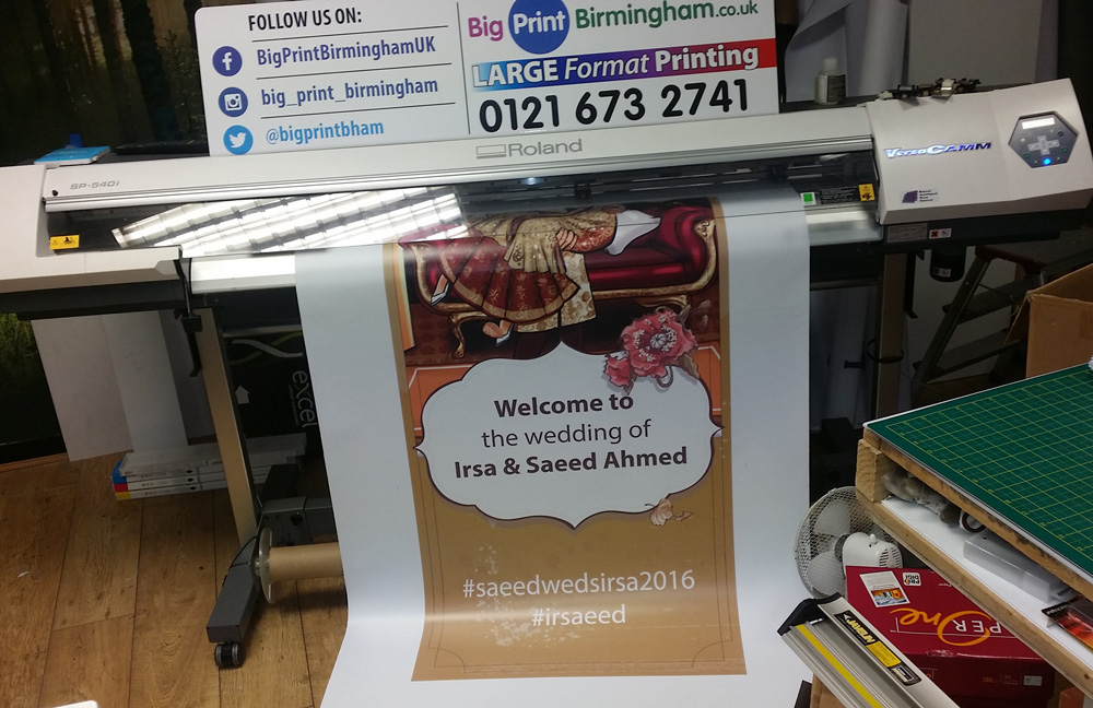 roller banner printing shop